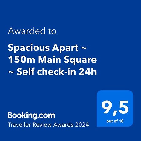 Spacious Apart ~ 150M Main Square ~ Self Check-In 24H Вроцлав Экстерьер фото